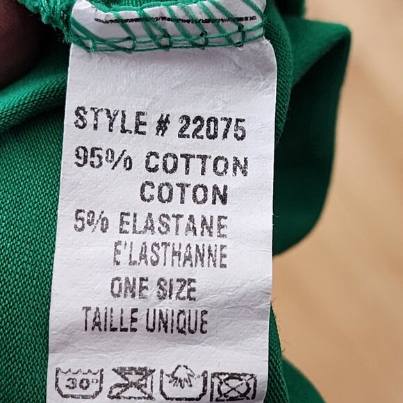 Froccella Kelly Green Cotton V-Neck Asymmetrical Tunic - Picture 5 of 6